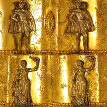Load image into Gallery viewer, Antique French Signed Giroux Pietra Dura Gilt Bronze Ormolu Jewelry Casket Box
