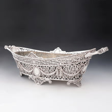 Load image into Gallery viewer, Antique French Sterling Silver Large Jardiniere Table Centerpiece
