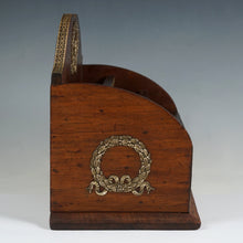 Load image into Gallery viewer, Antique French Empire Wood Letter Rack, Stationery Holder Stand
