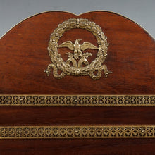 Load image into Gallery viewer, Antique French Napoleon III era wood Empire neoclassical gilt bronze ormolu
