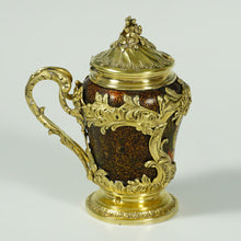 Load image into Gallery viewer, Antique French Sterling Silver Vernis Martin Mustard Pot
