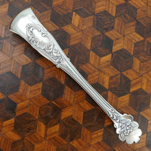 Load image into Gallery viewer, Antique French Sterling Silver Sugar Tongs, Ornate Rocailles
