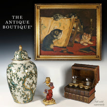 Load image into Gallery viewer, Large French Limoges Bernardaud &amp; Co. Hand Painted Porcelain Ginger Jar, Lidded Urn Vase
