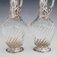 Load image into Gallery viewer, Antique French sterling silver claret jug
