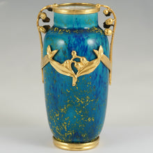 Load image into Gallery viewer, Art Nouveau Paul Milet Sevres French Ceramic Vase, Lily of the Valley Flowers
