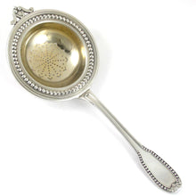 Load image into Gallery viewer, Art Deco French Sterling Silver .950 Tea Strainer, Boxed
