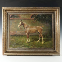 Load image into Gallery viewer, Portrait of a Horse, German Equestrian Painting Wilhelm Westerop (1876-1954) Oil on Canvas
